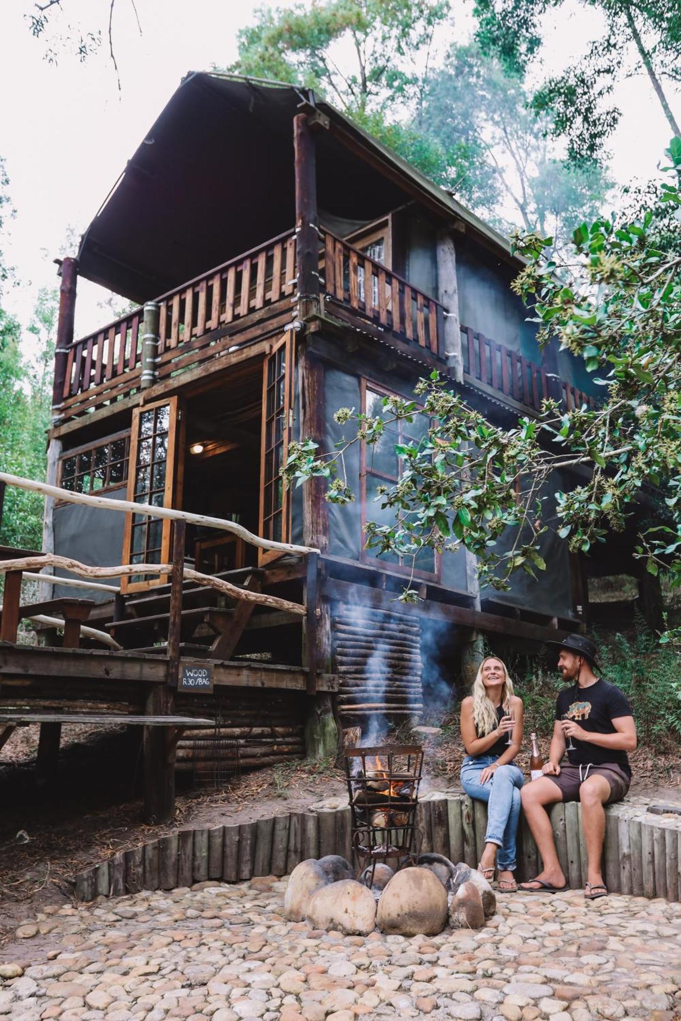 Rheenendal Fernhill Tented Treehouses מראה חיצוני תמונה